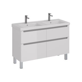 Тумба под раковину Lemark Buno LM04B125T 120 см белый глянец